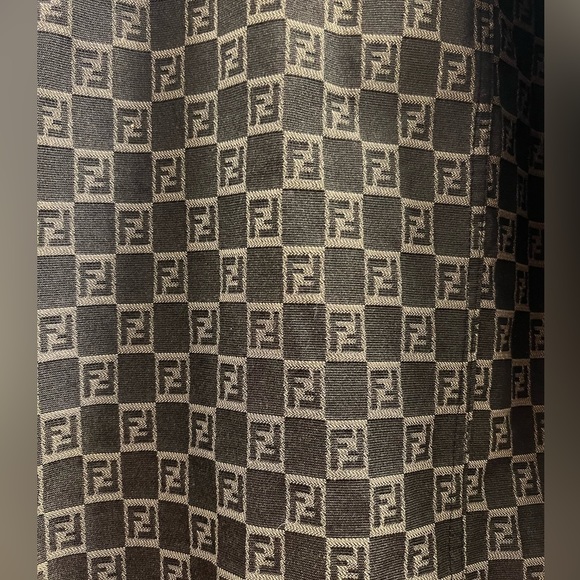 Fendi Black and Gray Trench Coat - Picture 9 of 16